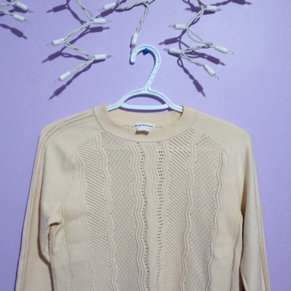 cream salmon sweater / club monaco - Picture 2 of 6